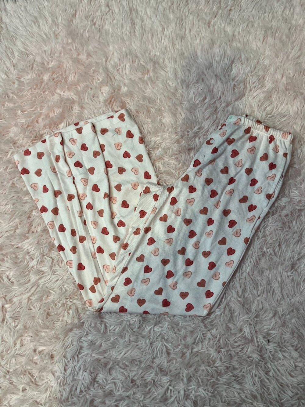 American Eagle Valentine's Day Candy Hearts Pj Set